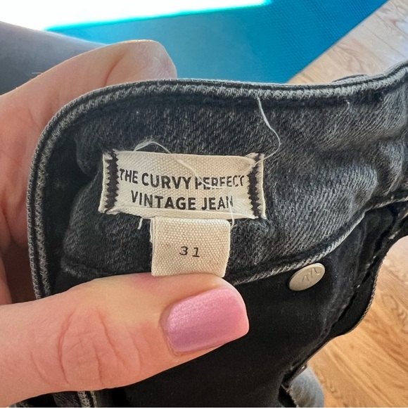 Madewell The Curvy Perfect Vintage Jean 31 Lunar Wash Black - Picture 6 of 6